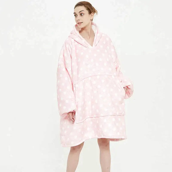Poncho Polaire Femme Pyjama - Poncho Plaid